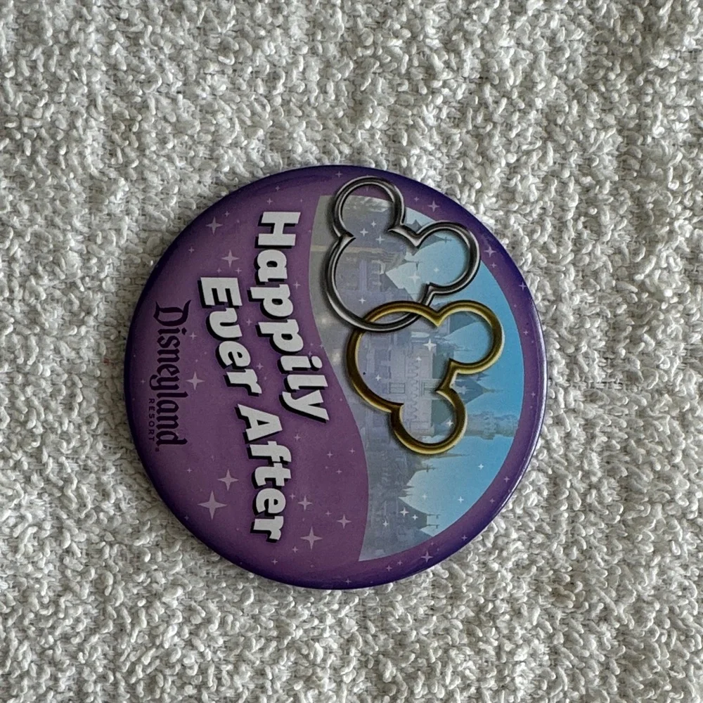 Disney Disneyland Resort “Happily Ever After” Button Pin